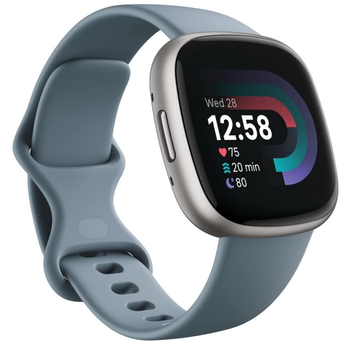 Fitbit Versa 4 Fitness - Reloj inteligente con preparación diaria, GPS
