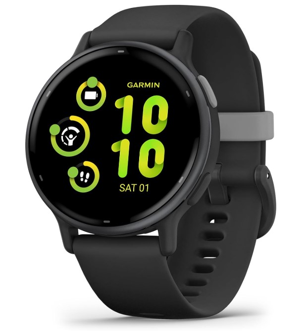 Garmin vívoactive 5, reloj inteligente GPS de salud y fitness, pantalla AMOLED, hasta 11 días de batería, color negro