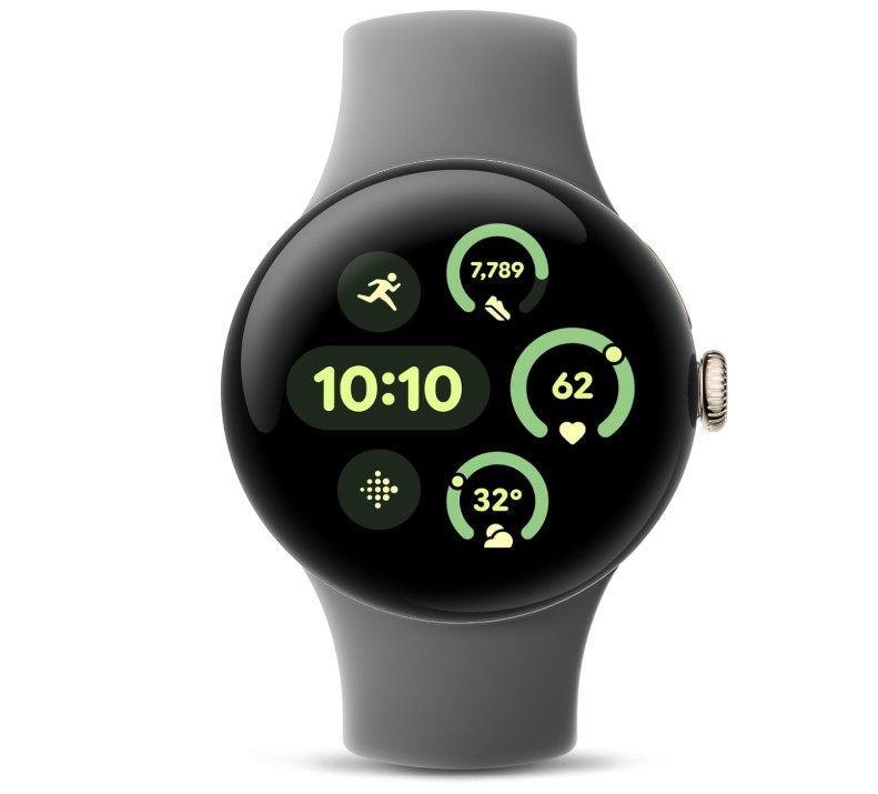 Google Pixel Watch 3 (1.61 pulgadas) último modelo – Reloj inteligente Android, seguimiento de frecuencia cardíaca, Fitbit Advanced Running, Fitness Insights, batería de 24 horas – Caja de aluminio