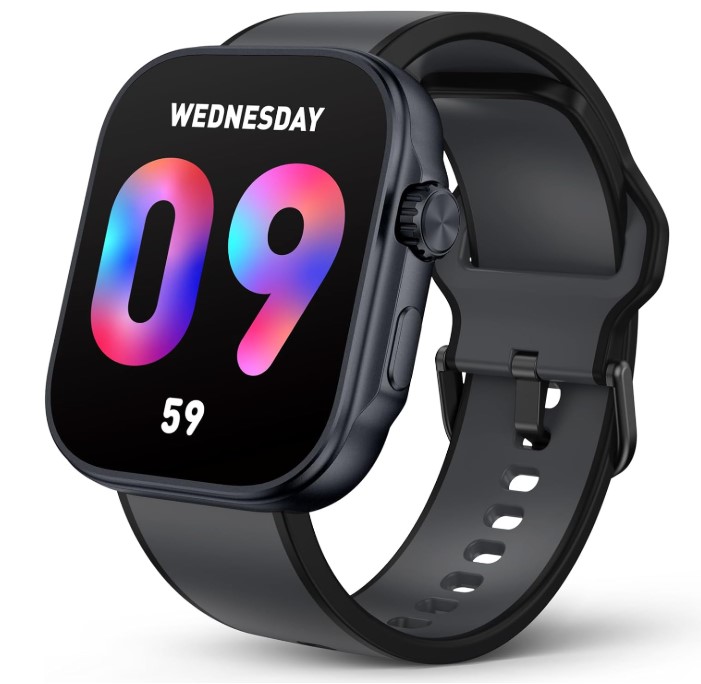 Reloj inteligente, monitor de presión arterial PPG, plan de ejecución AI, rastreador de fitness impermeable 3ATM, pantalla AMOLED de 1.99 pulgadas, monitoreo del sueño de oxígeno en sangre de