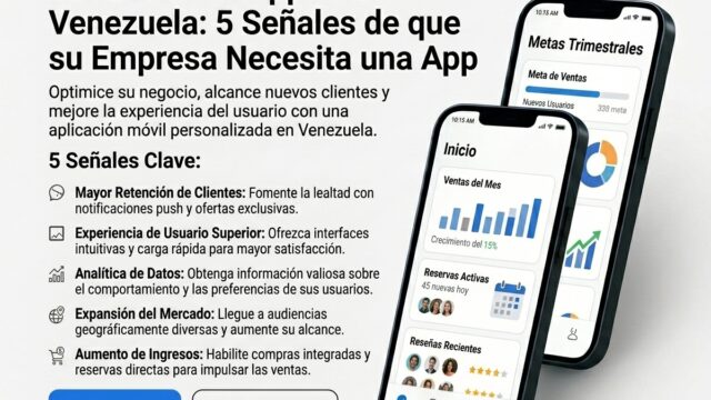 Desarrollo de Apps en Venezuela 5 señales de que tu empresa necesita una App